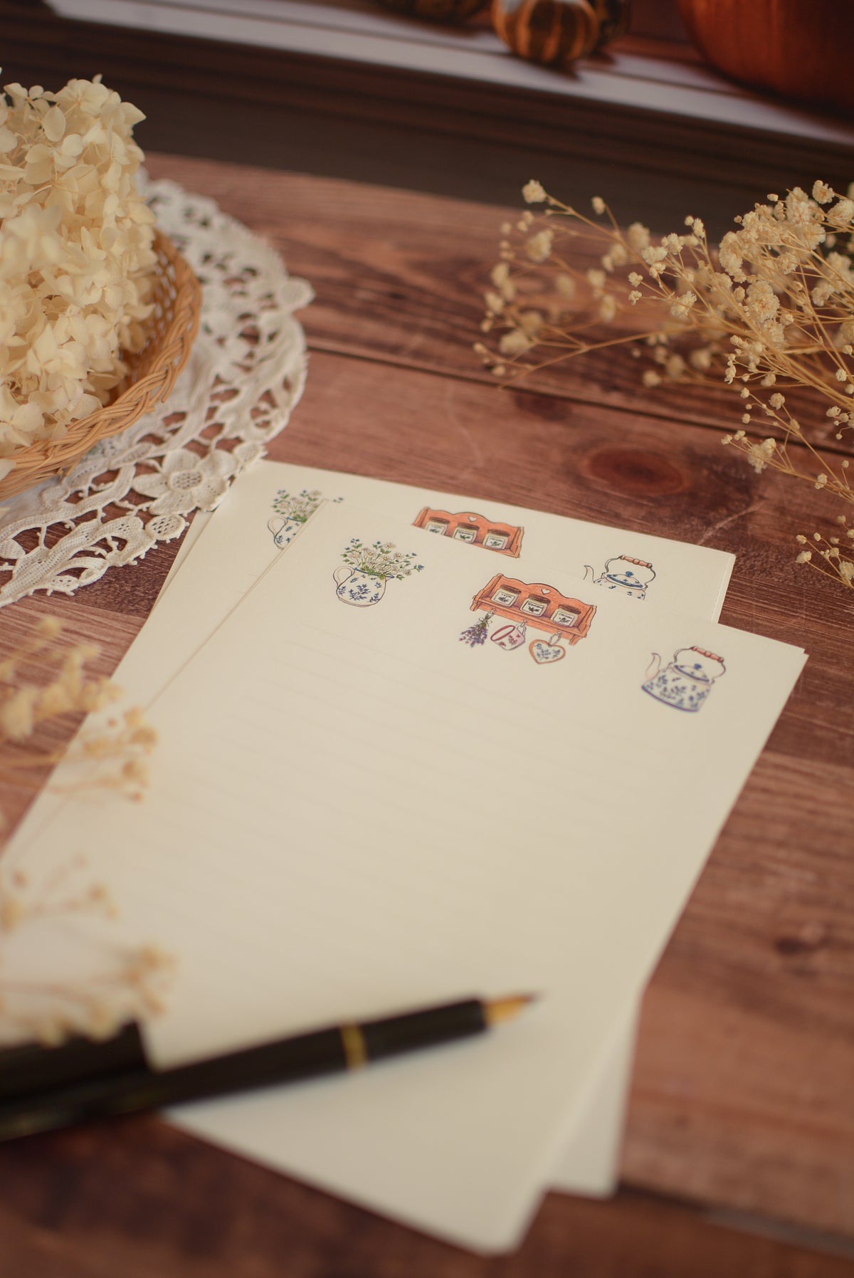 Papier à lettre – La cuisine du cottage