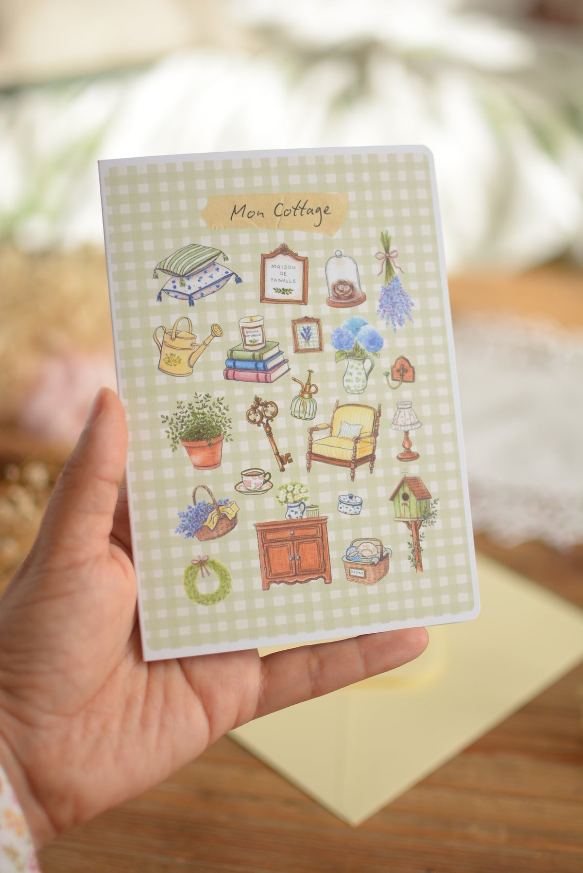Carte de vœux Mon cottage