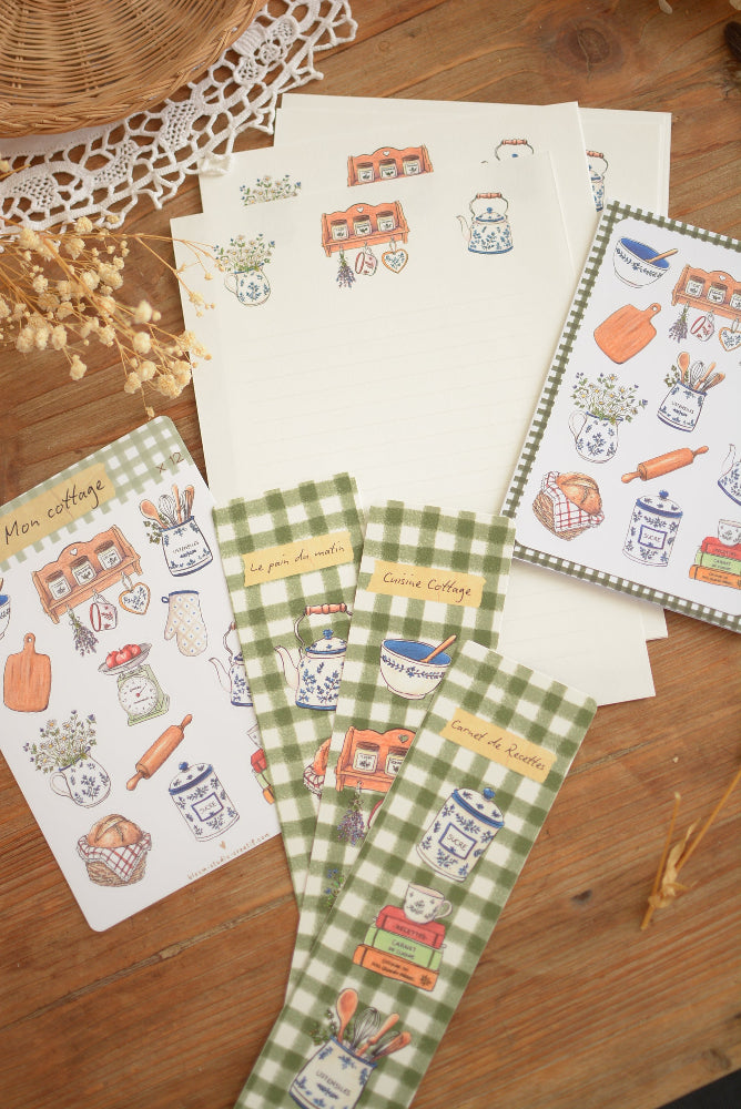 Marque-page Carnet de recettes – Collection Cottage