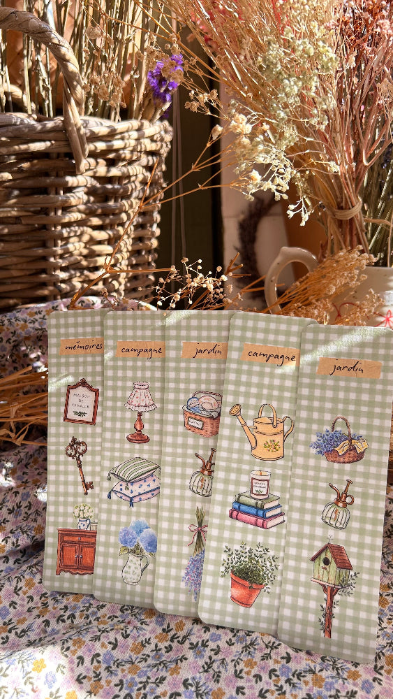 Marque-page Jardin – Collection Cottage