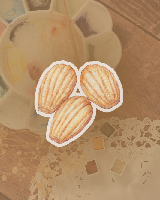 Stickers Gourmandises - Madeleine