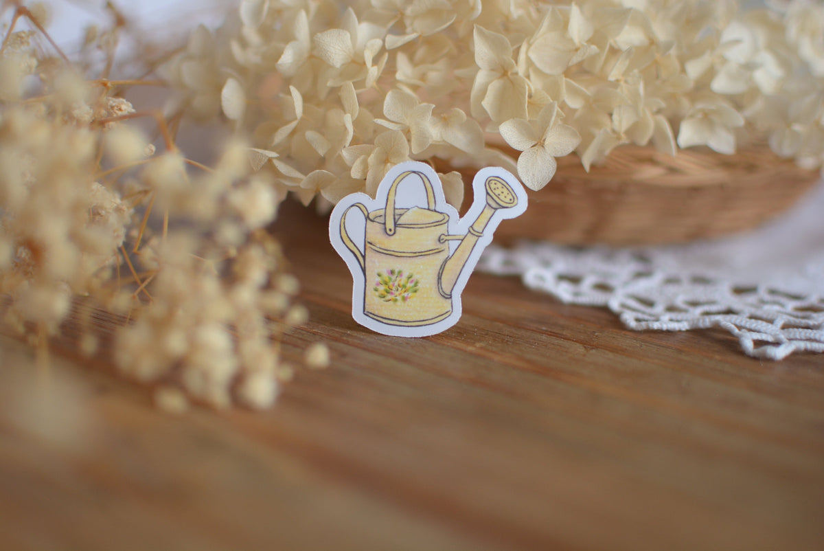 Stickers Cottage Arrosoire vintage