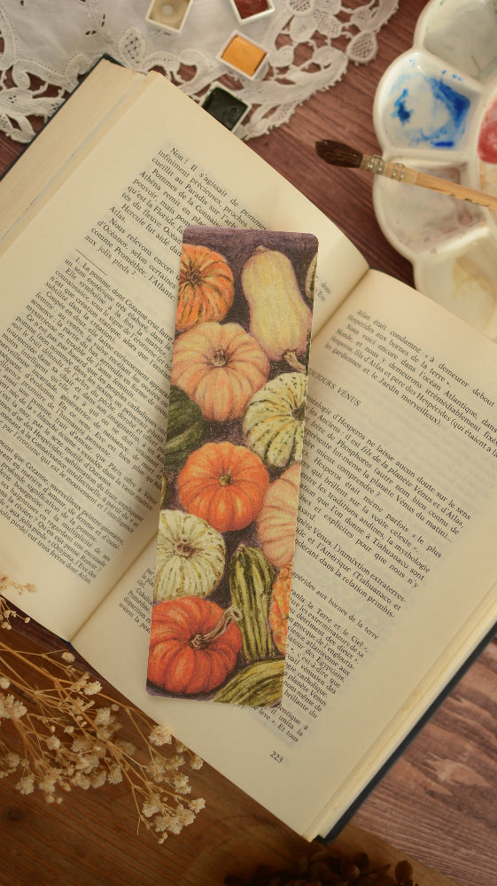 Marque-page Citrouilles d’automne
