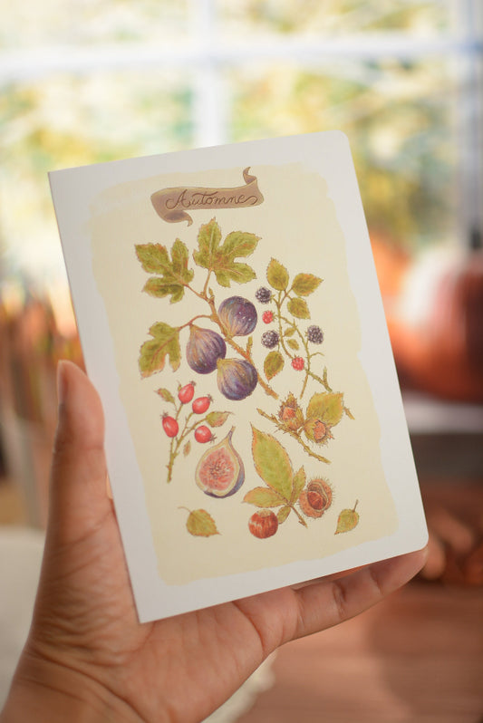 Carte de vœux – Les trésors de l’automne