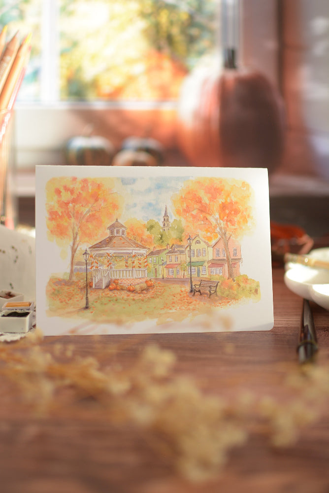 Carte de vœux Gilmore Girls – Le kiosque de Stars Hollow
