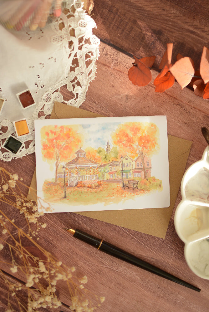 Carte de vœux Gilmore Girls – Le kiosque de Stars Hollow