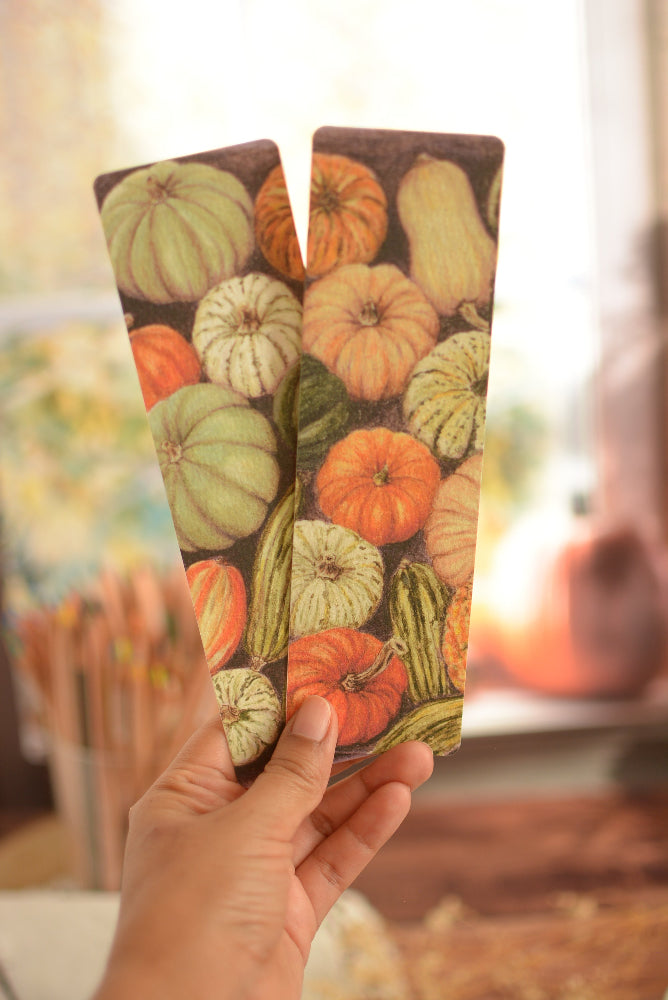 Marque-page Citrouilles d’automne II