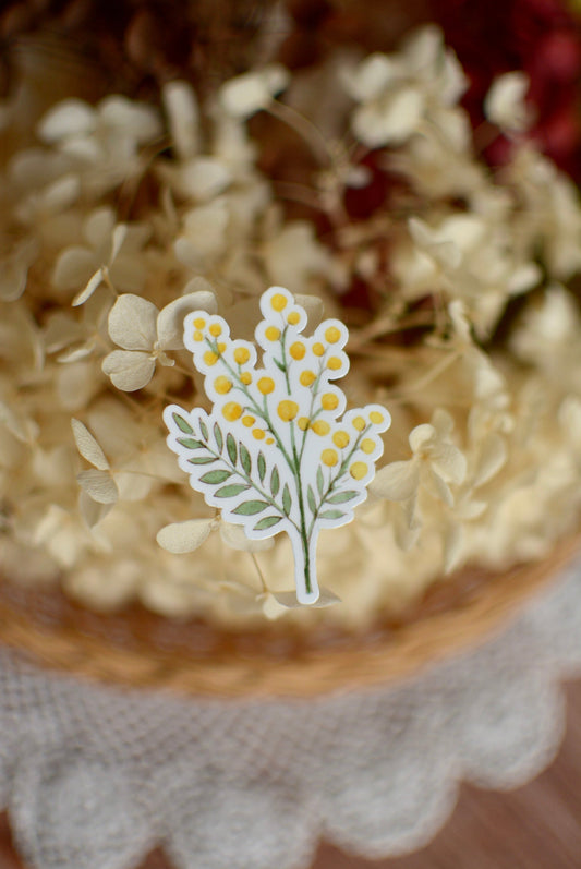 Stickers Fleurs Mimosa