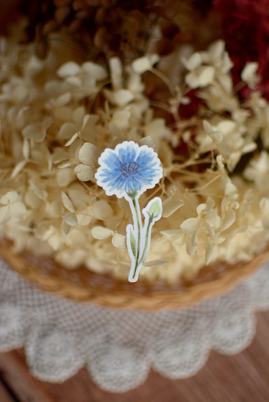 Stickers Fleurs Bleuet