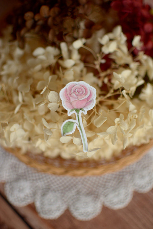 Stickers Fleurs Rose