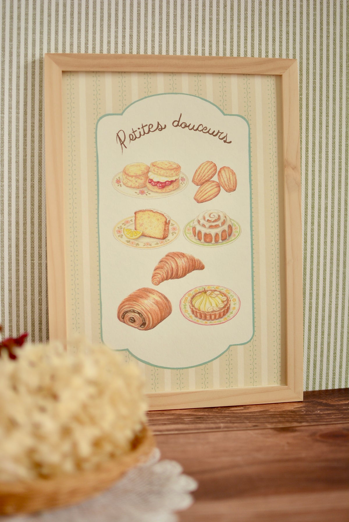 Affiche illustrée – Gourmandises