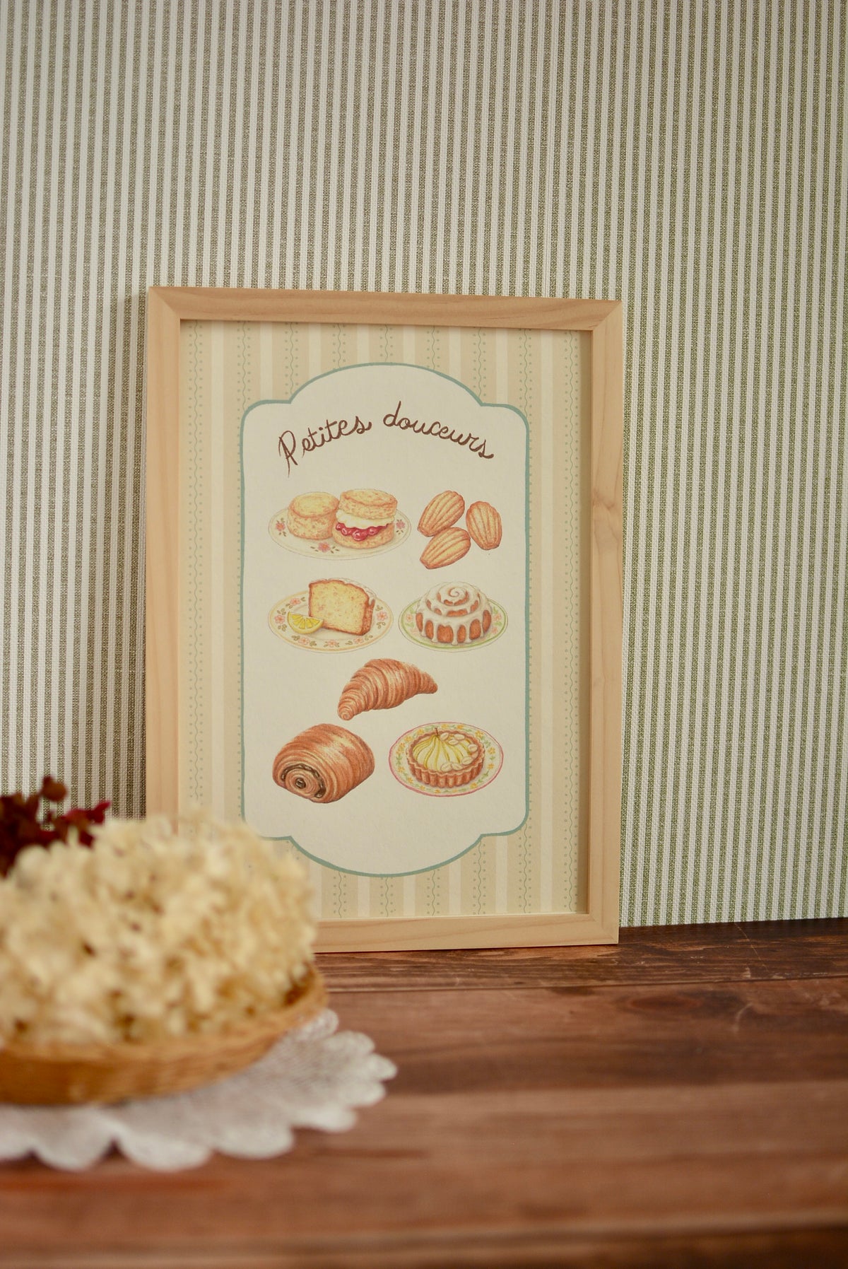Affiche illustrée – Gourmandises