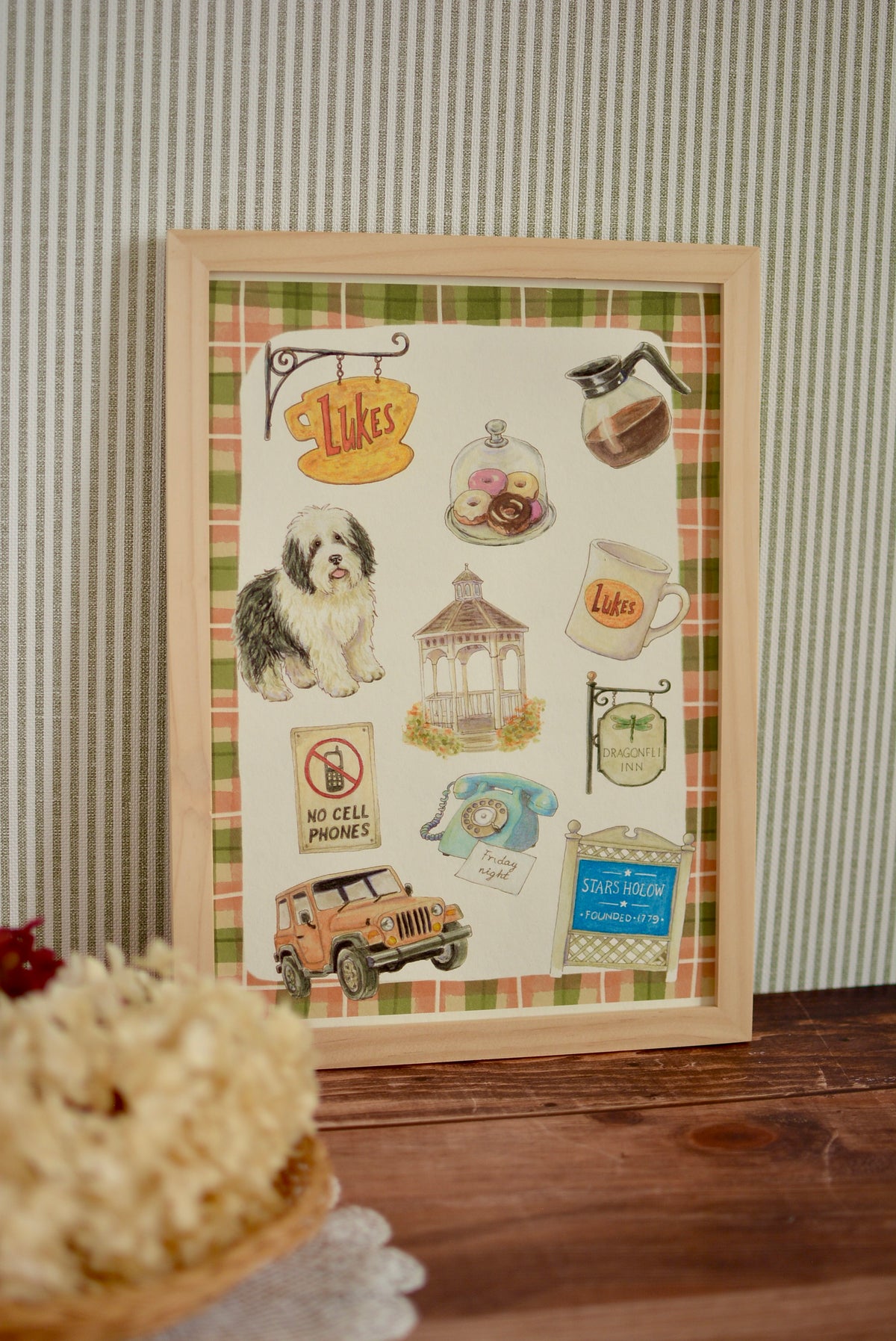 Affiche illustrée – Gilmore Girls
