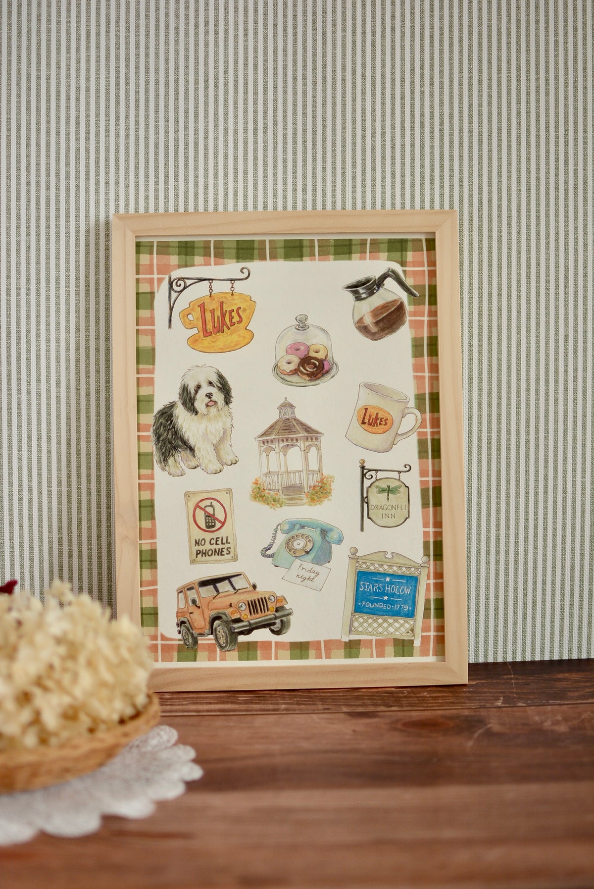 Affiche illustrée – Gilmore Girls