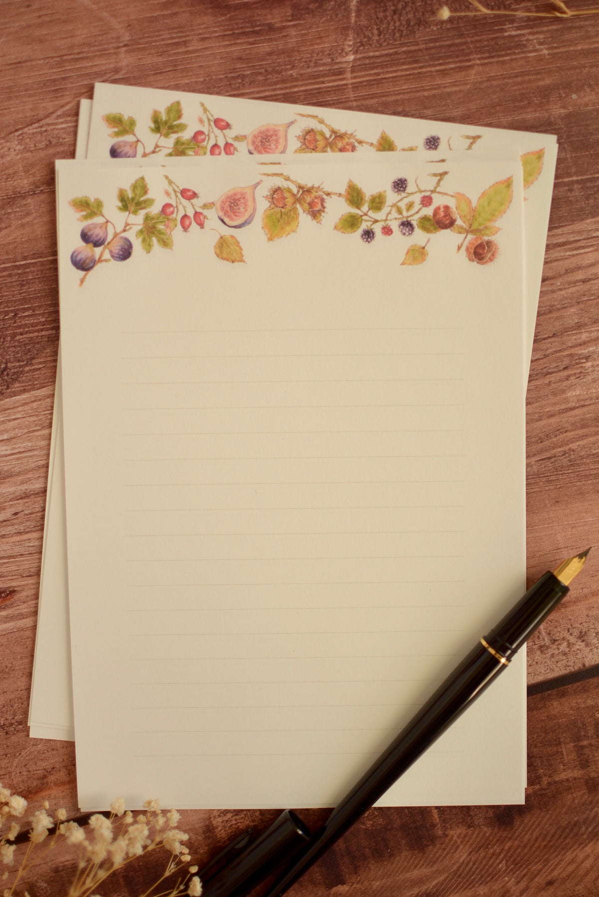 Papier à lettre – Automne