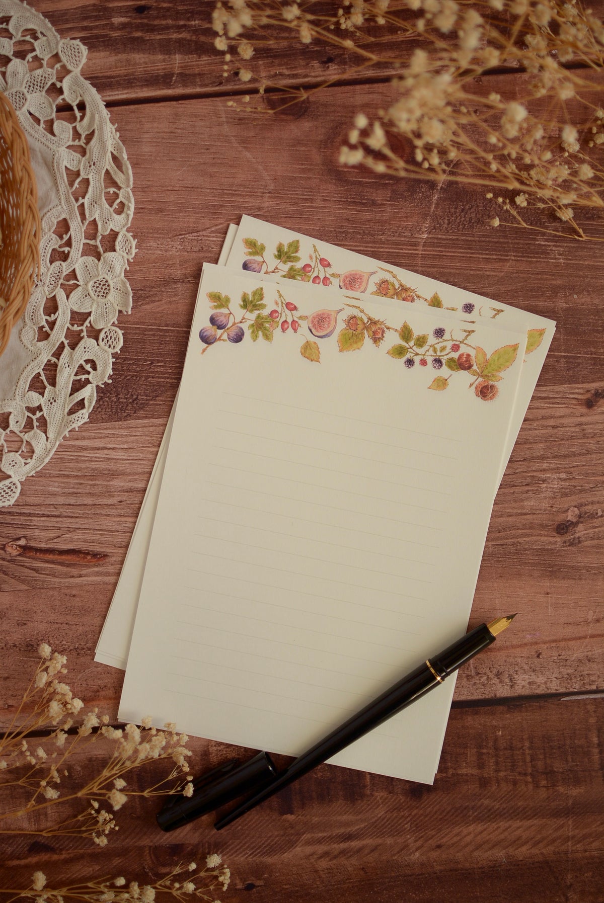Papier à lettre – Automne