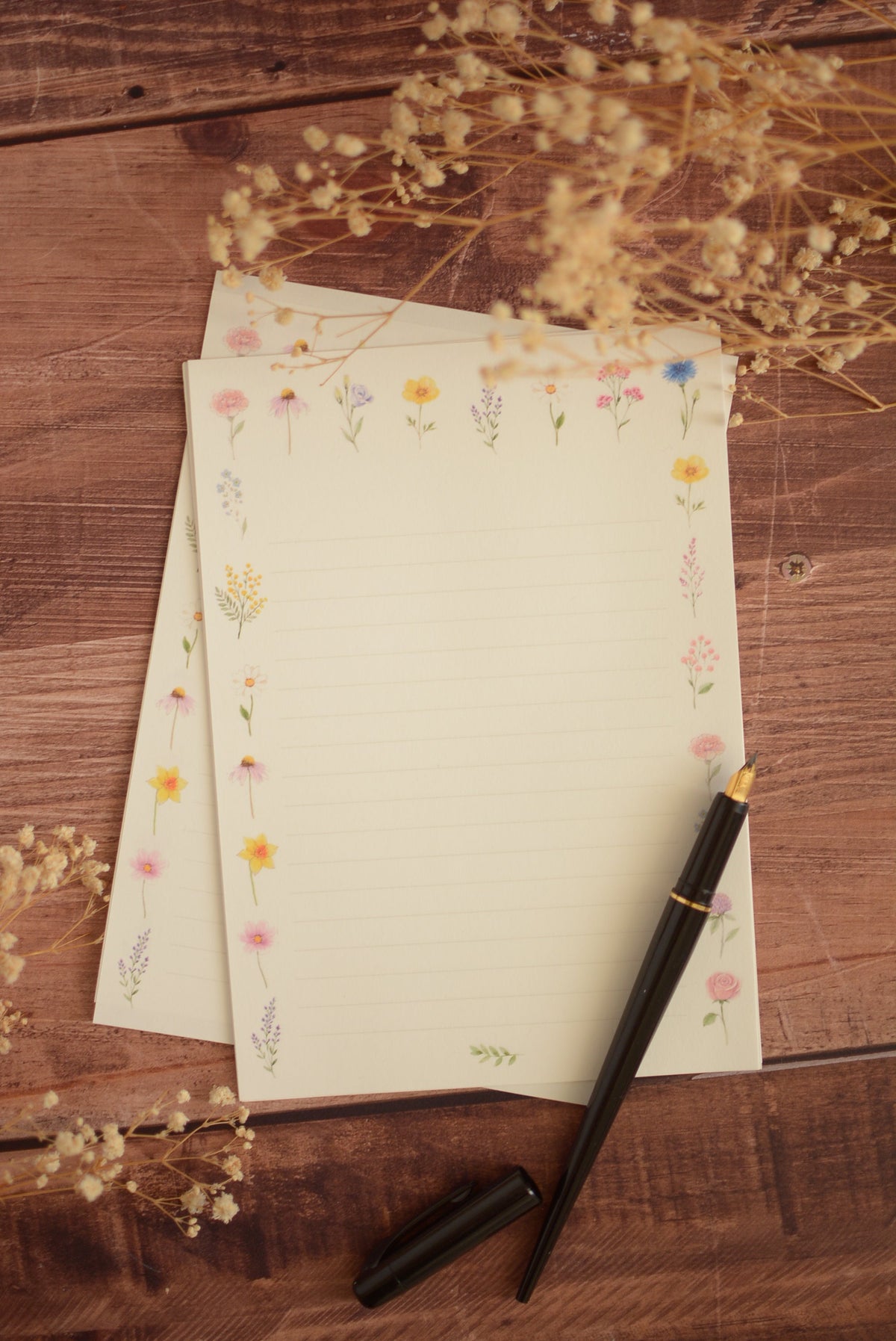 Papier à lettre – Mon jardin