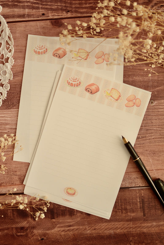 Papier à lettre – Gourmandises
