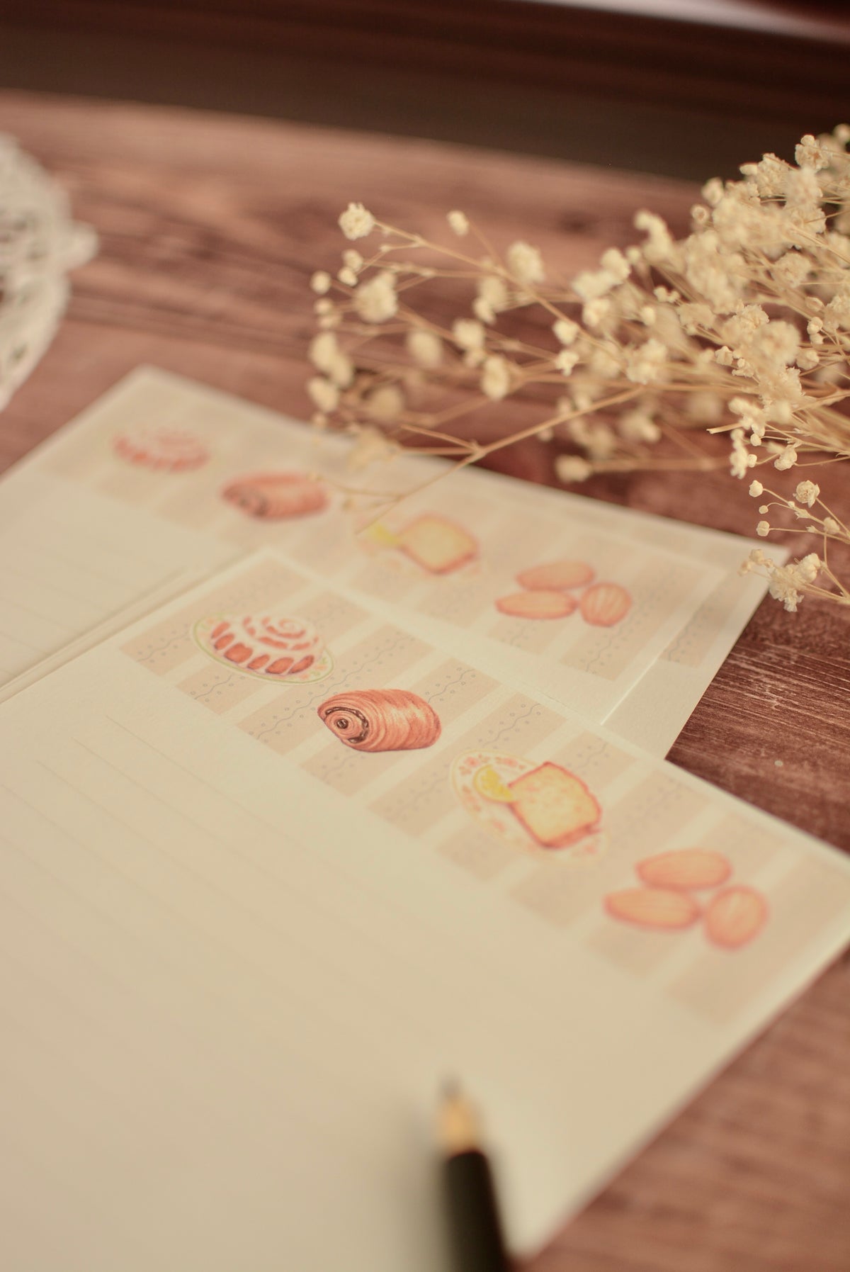Papier à lettre – Gourmandises