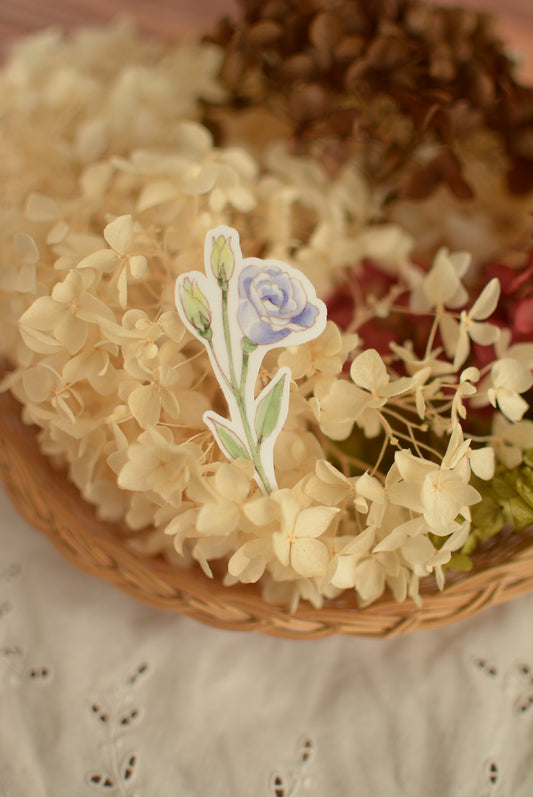 Stickers Fleurs Lisianthus