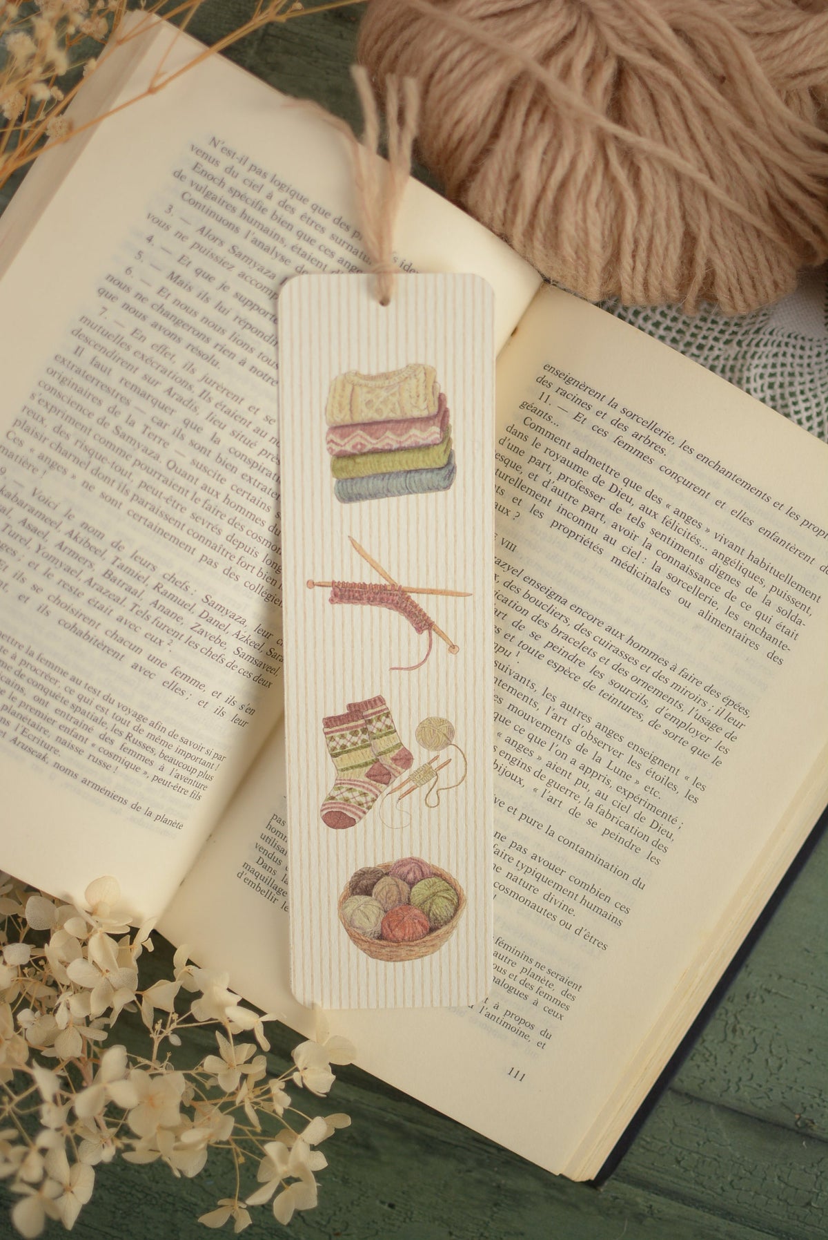 Marque-page Tricot 2