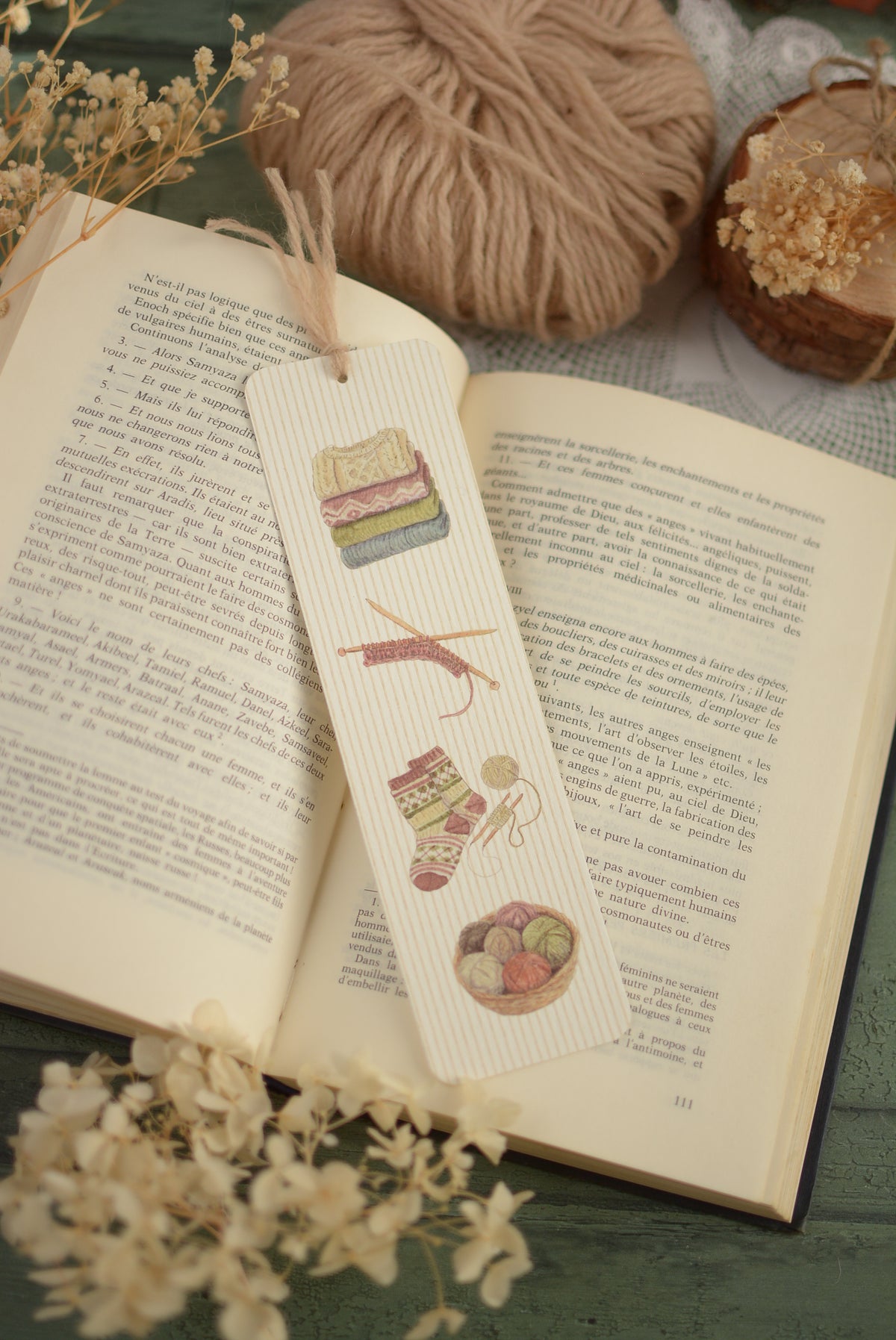 Marque-page Tricot 2