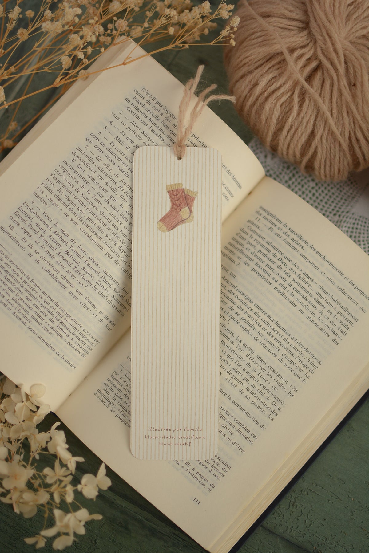 Marque-page Tricot 2