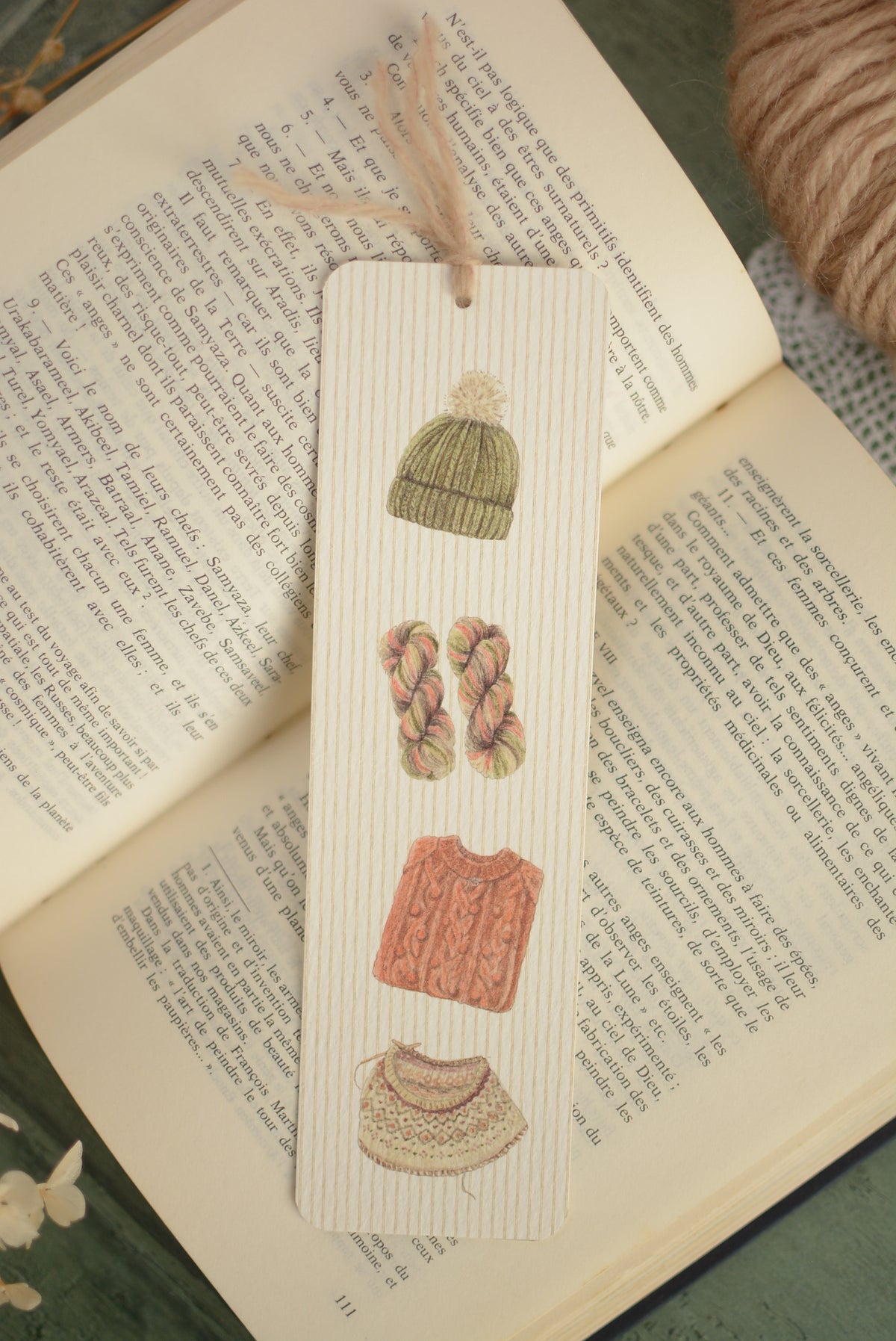 Marque-page Tricot