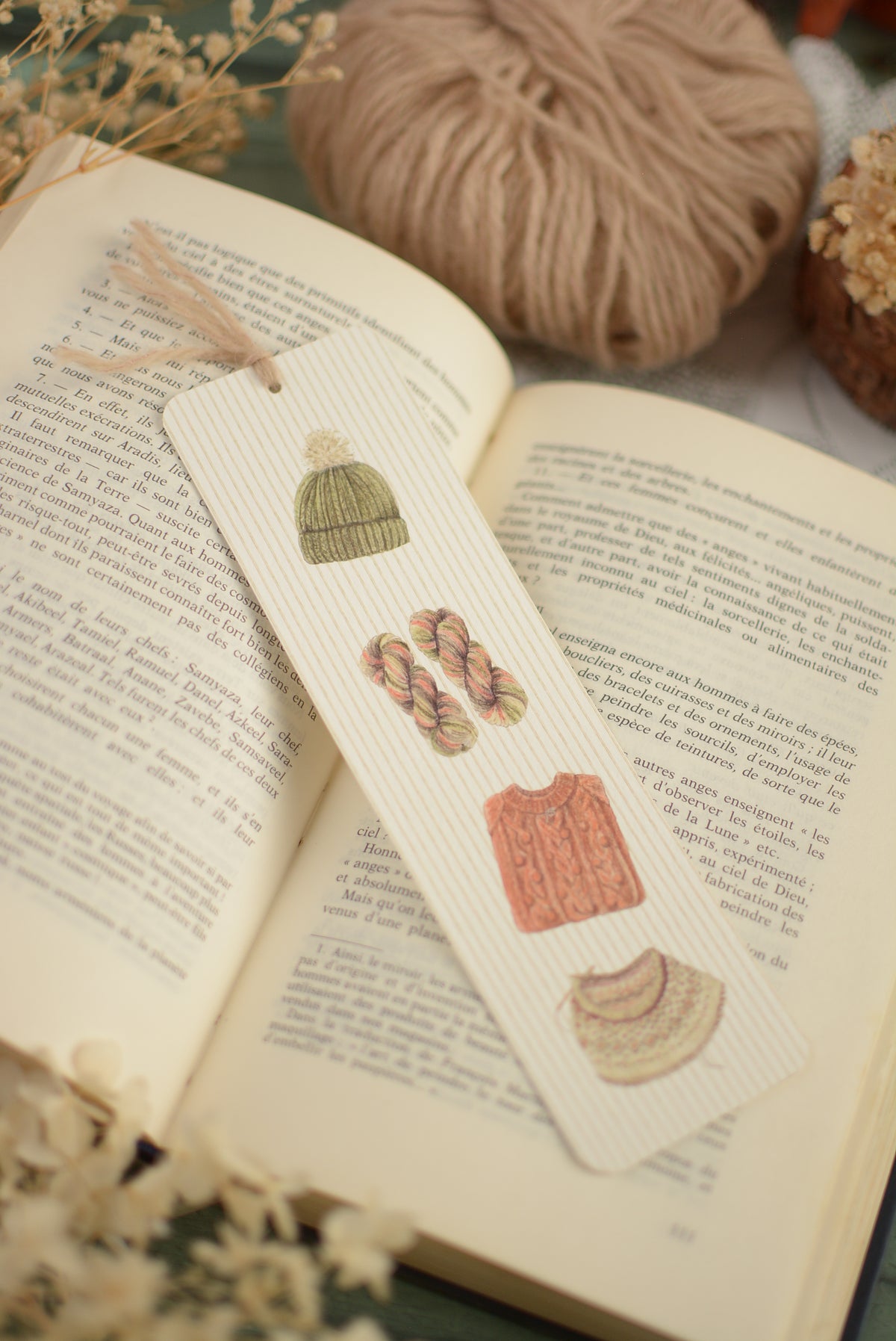 Marque-page Tricot