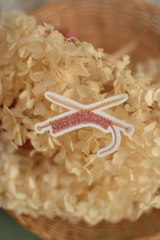 Stickers tricot montage
