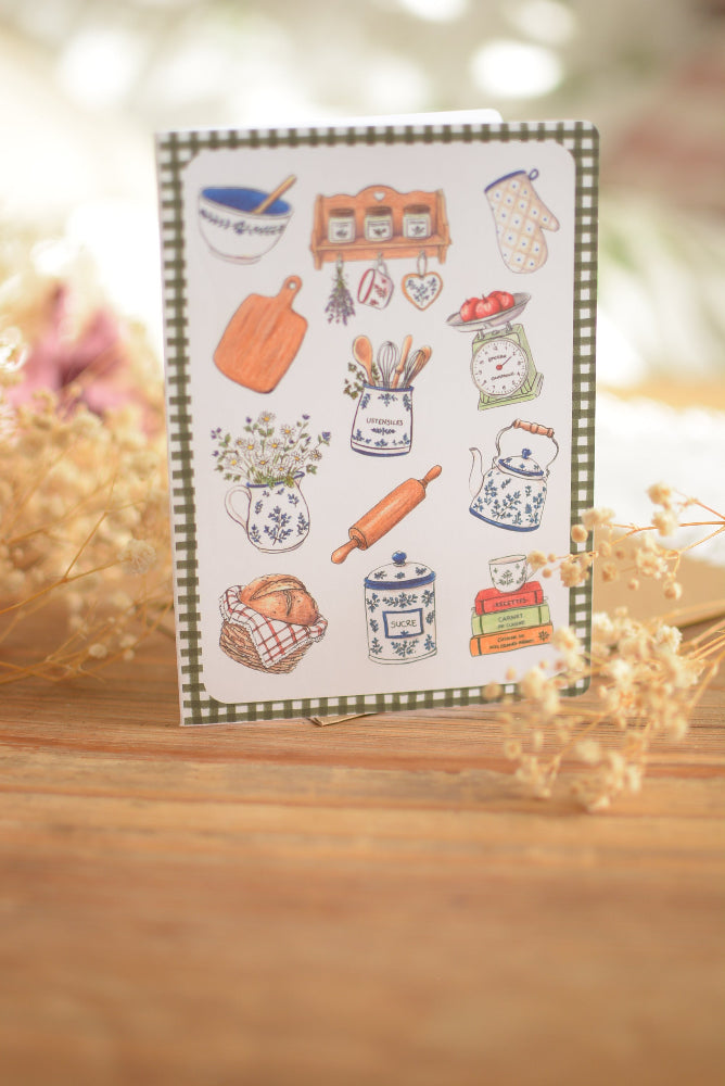 Carte de vœux Cuisine au cottage
