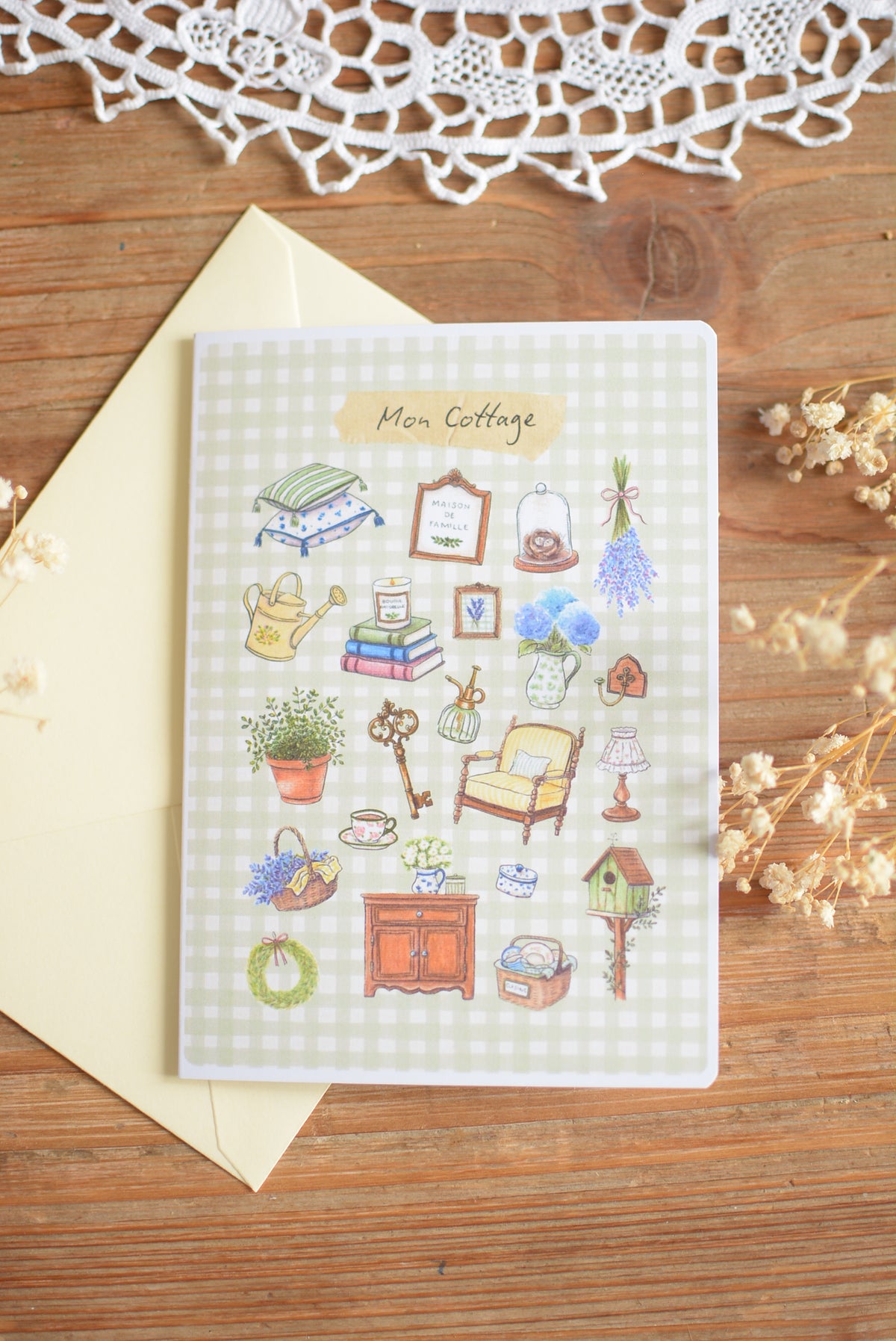 Carte de vœux Mon cottage