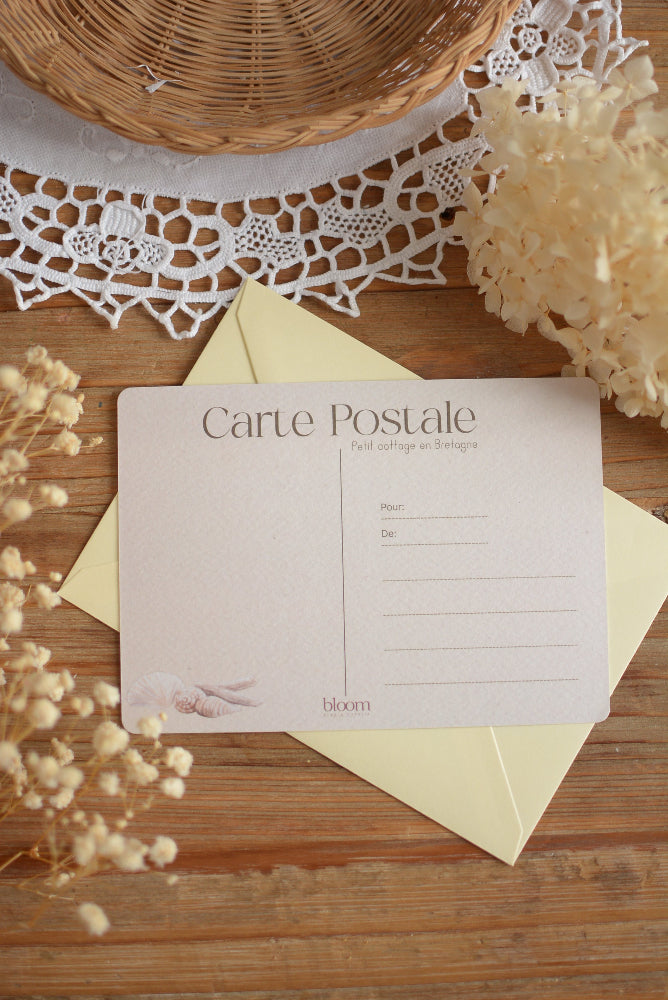 Carte postale Cottage en Bretagne
