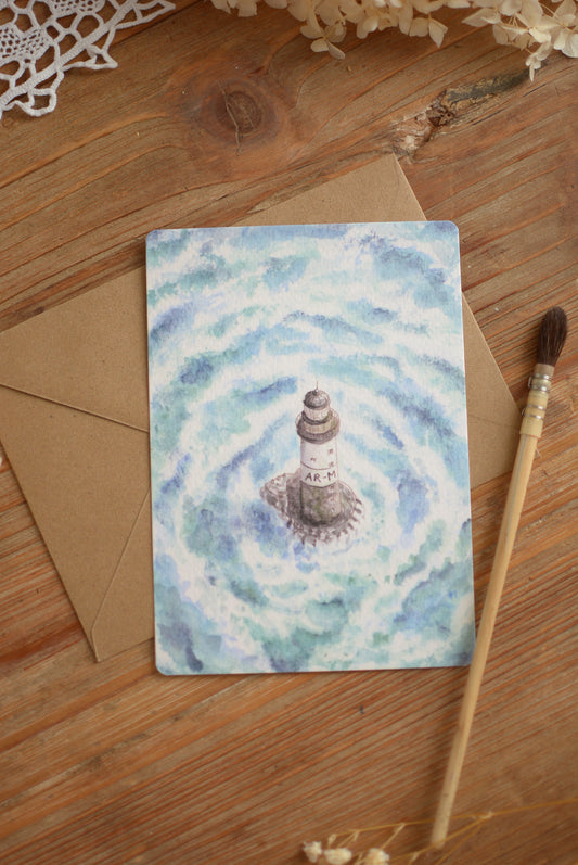 Carte postale Phare d’Ar-Men