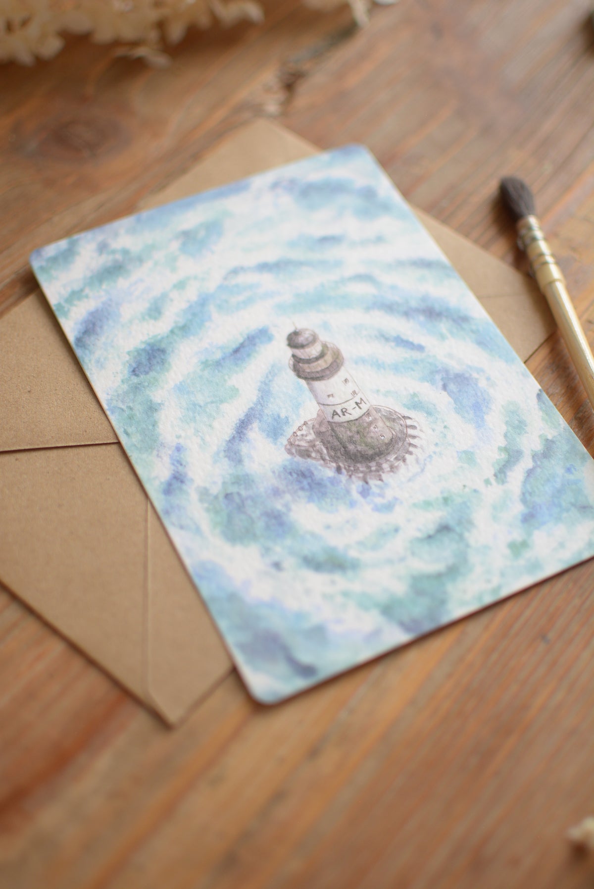 Carte postale Phare d’Ar-Men