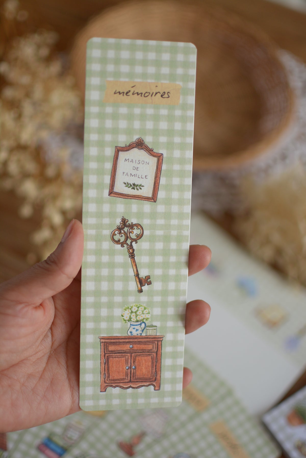 Marque-page Mémoires – Collection Cottage