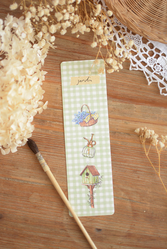 Marque-page Jardin 2 – Collection Cottage