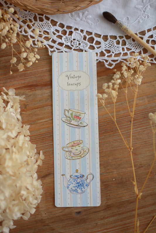 Marque-page Tasses vintage