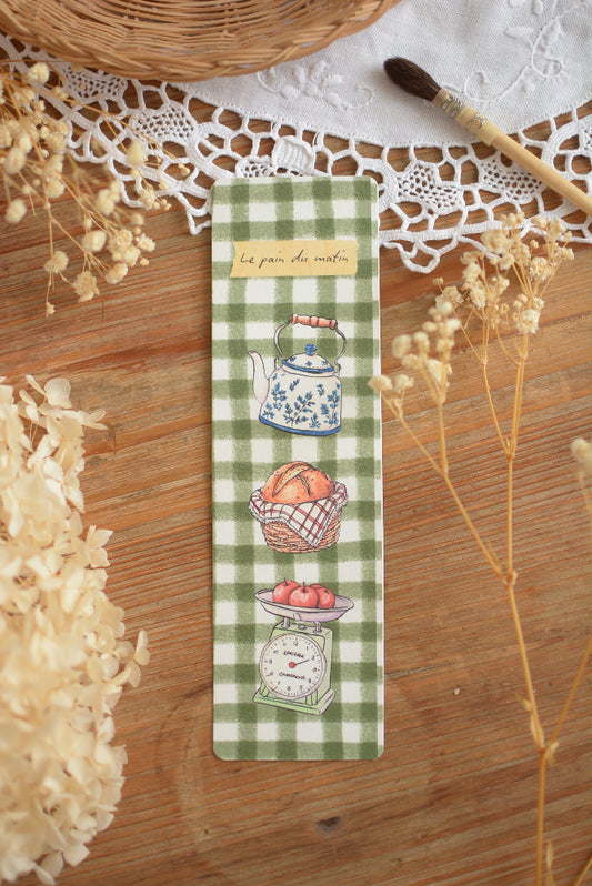 Marque-page Le pain du matin – Collection Cottage