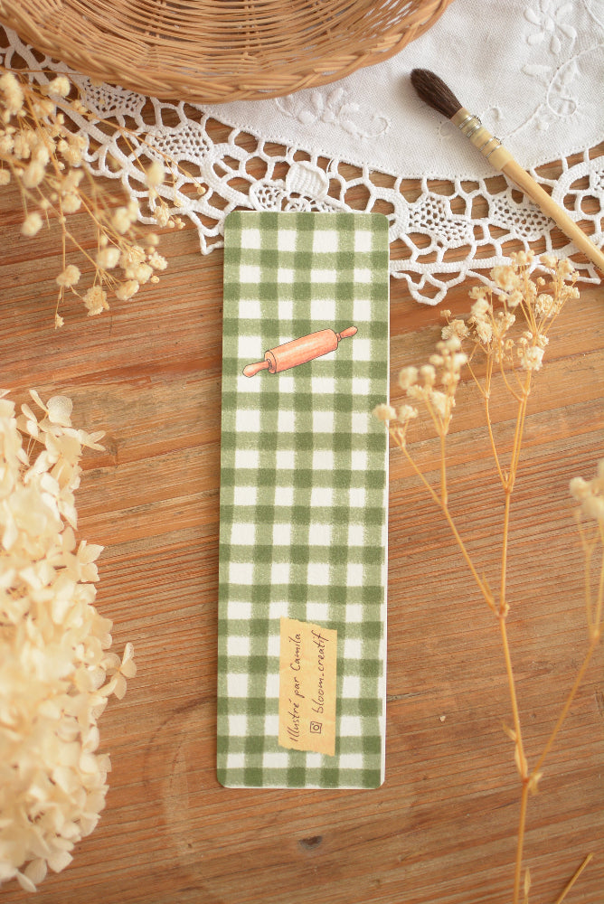 Marque-page Carnet de recettes – Collection Cottage