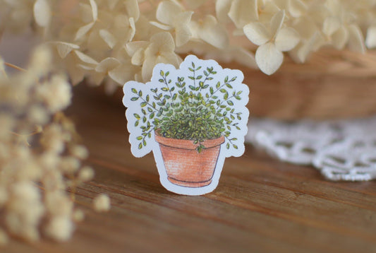 Stickers Cottage Plante