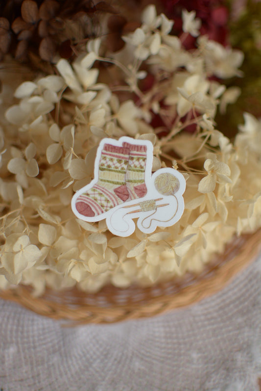 Stickers tricot chaussettes