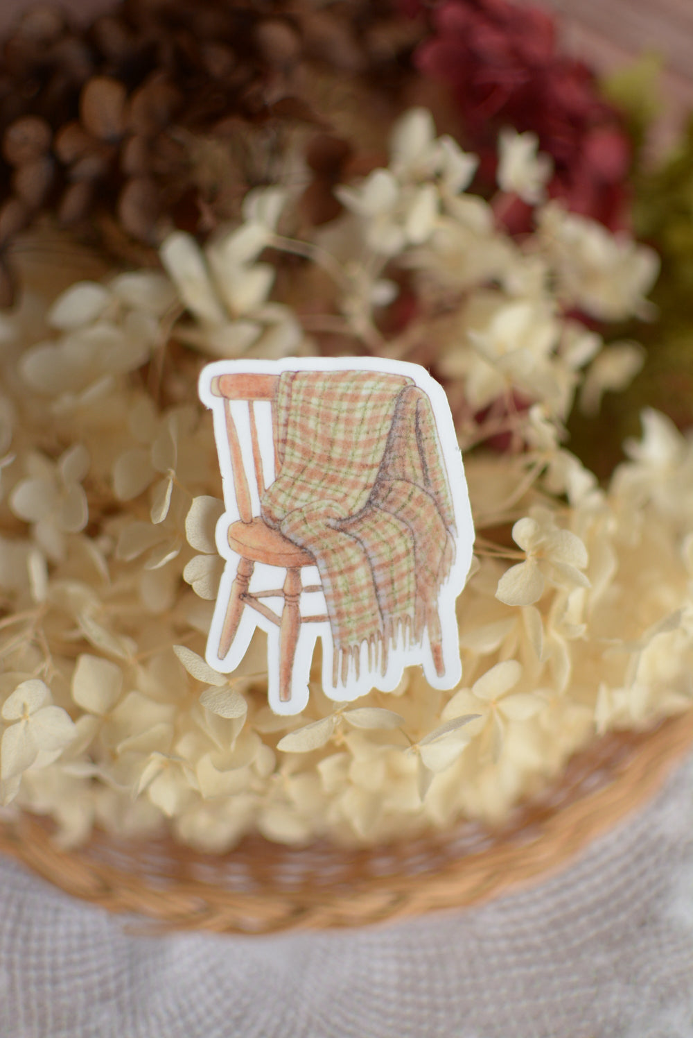 Stickers tricot couverture
